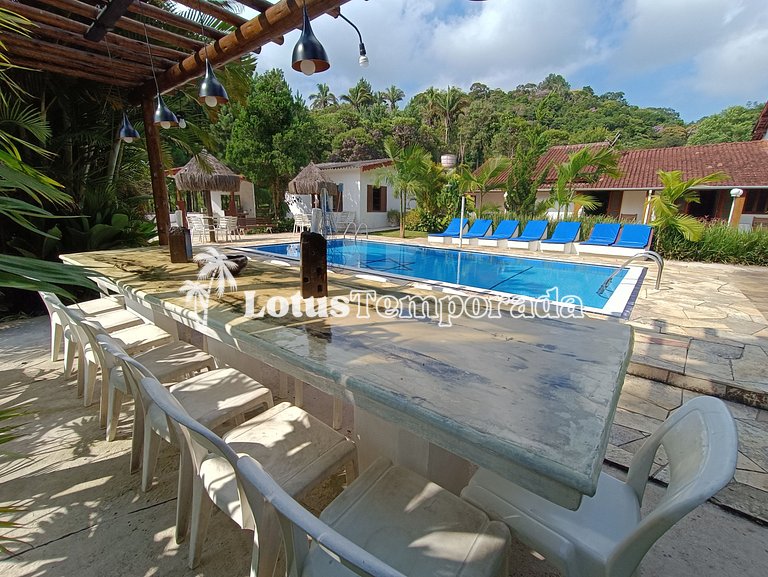 Sítio com 05 dormitórios, piscina aquecida e jogos LT0002