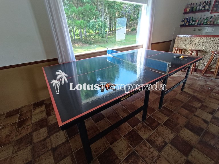 Sítio com 05 dormitórios, piscina aquecida e jogos LT0002