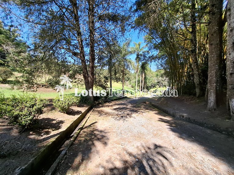 Sítio encantador com riacho e piscina LT0017