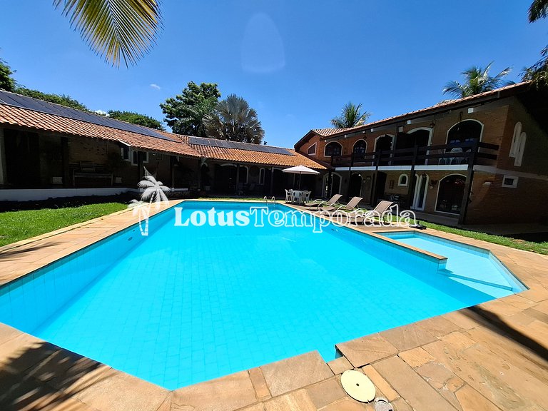 Chácara com piscina climatizada e 7 dormitórios LT0038