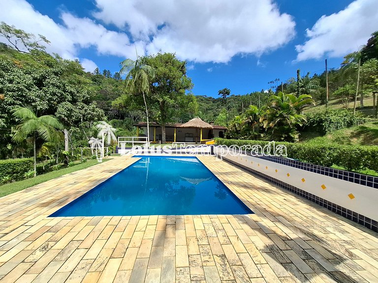 Chácara com piscina e lagos para pesca LT0001