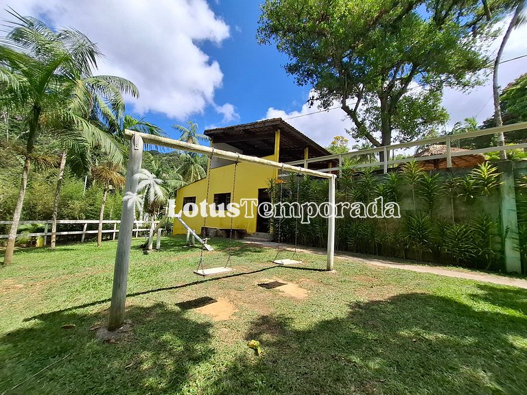 Chácara com piscina e lagos para pesca LT0001