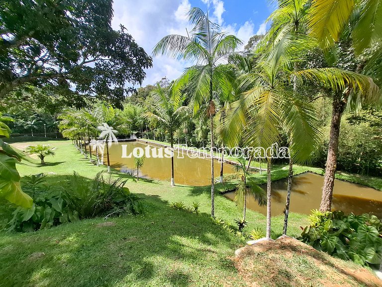 Chácara com piscina e lagos para pesca LT0001