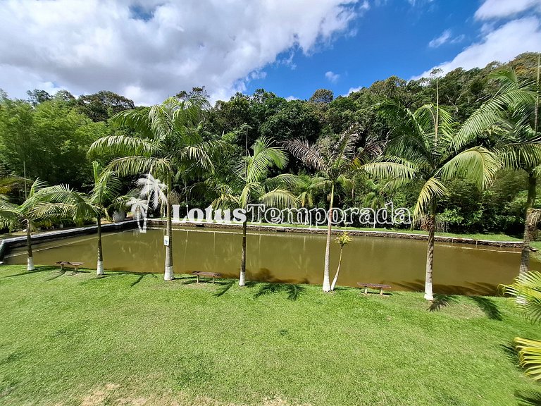 Chácara com piscina e lagos para pesca LT0001