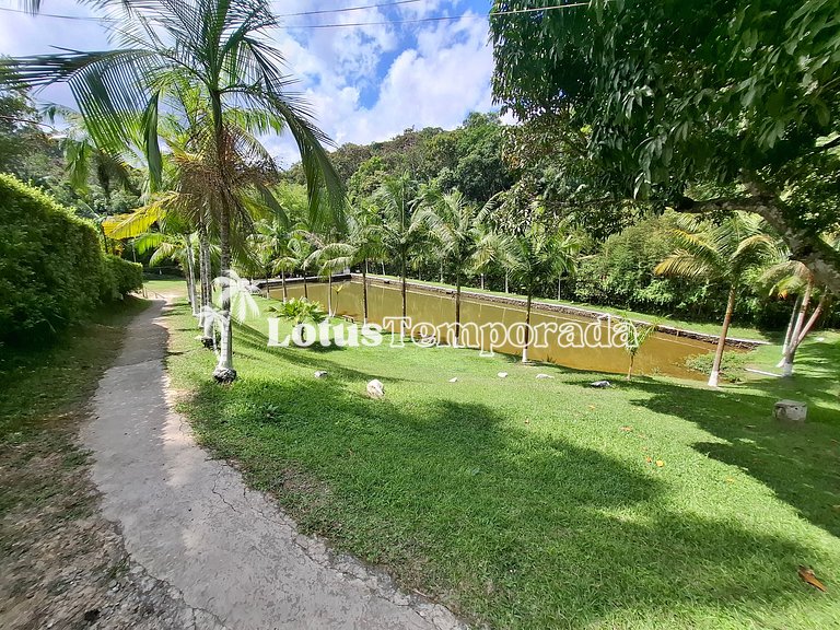 Chácara com piscina e lagos para pesca LT0001