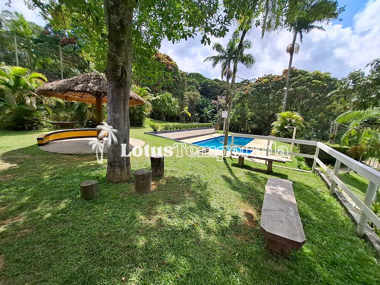 Chácara com piscina e lagos para pesca LT0001