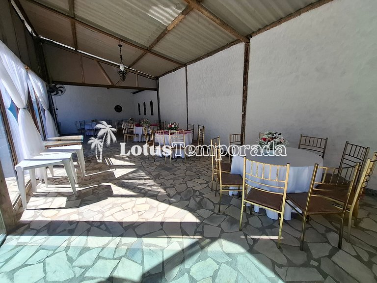 Sítio p/ Casamentos: 2 Salões, Lagos e Chalé Noivos LT0021