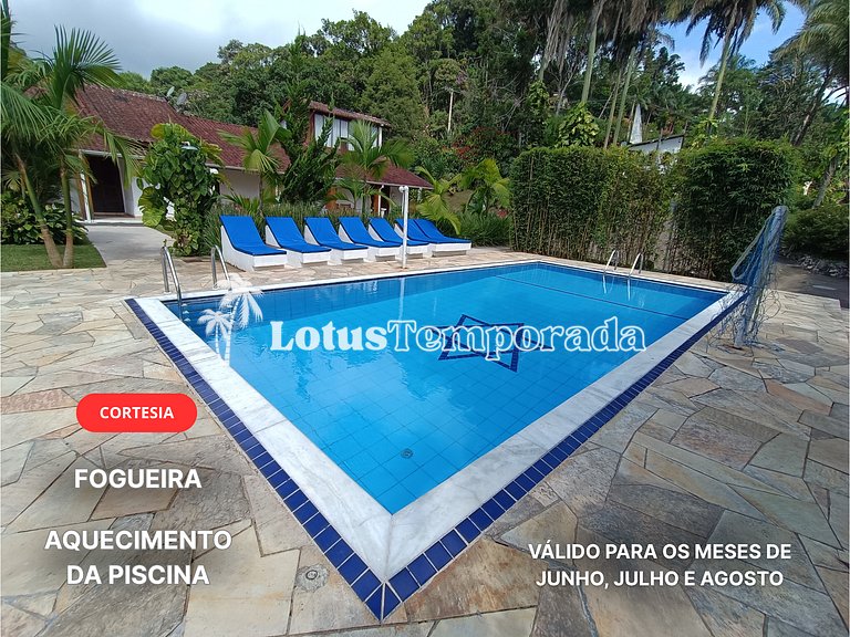 Sítio com piscina aquecida e salão de jogos LT0002