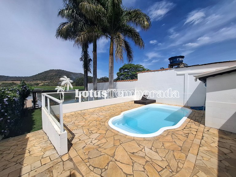 Casa na Represa em Atibaia com Piscina e Lazer LT0077