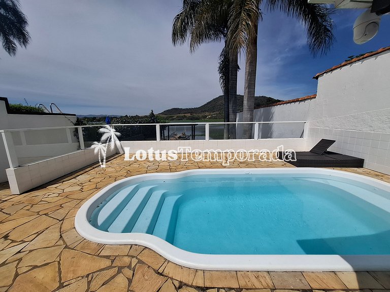 Casa na Represa em Atibaia com Piscina e Lazer LT0077