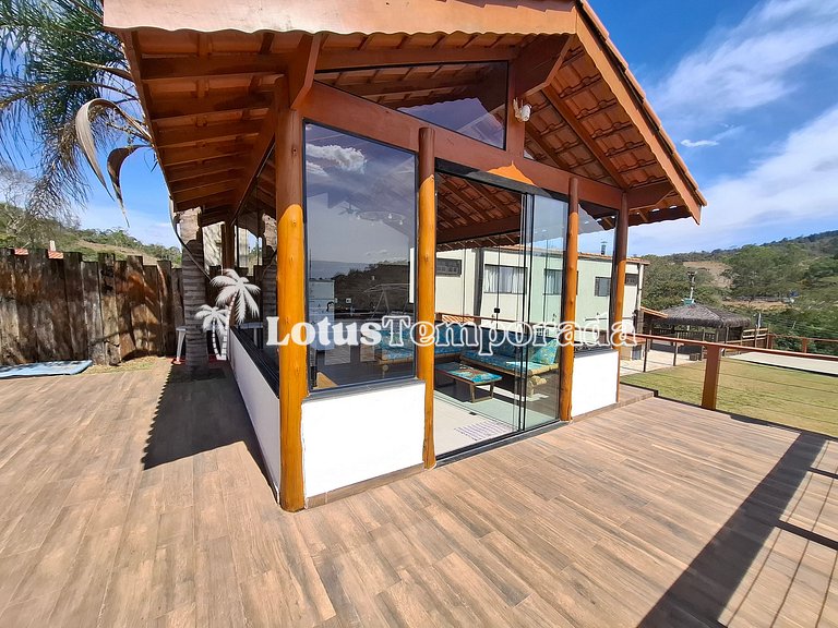 Chácara em Atibaia com Piscina e Jacuzzi em Cond. LT0078