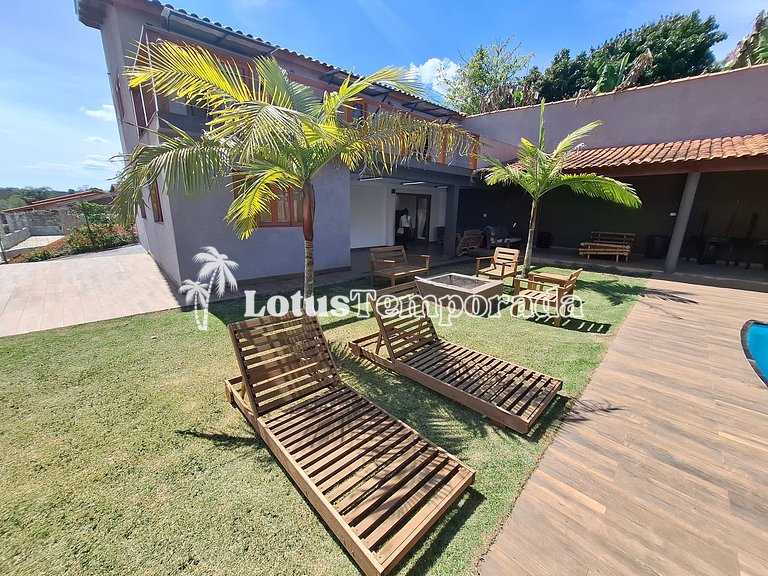 Chácara em Atibaia com Piscina e Jacuzzi em Cond. LT0078