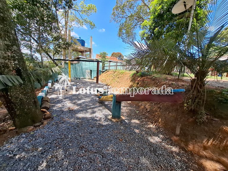 Chácara de temporada com piscina e Lazer LT0080