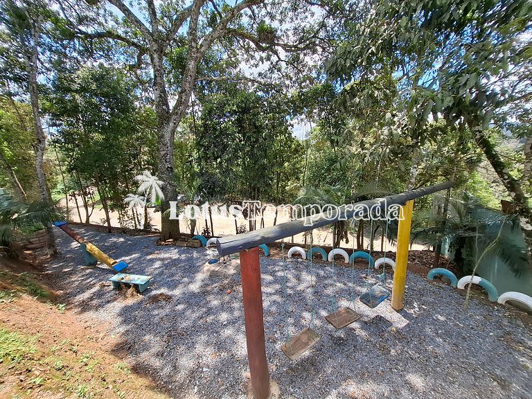 Chácara de temporada com piscina e Lazer LT0080