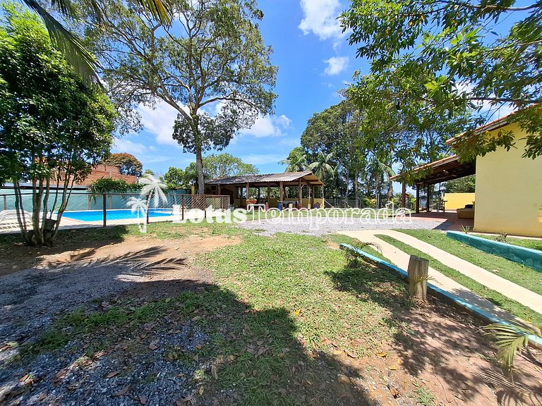Chácara de temporada com piscina e Lazer LT0080