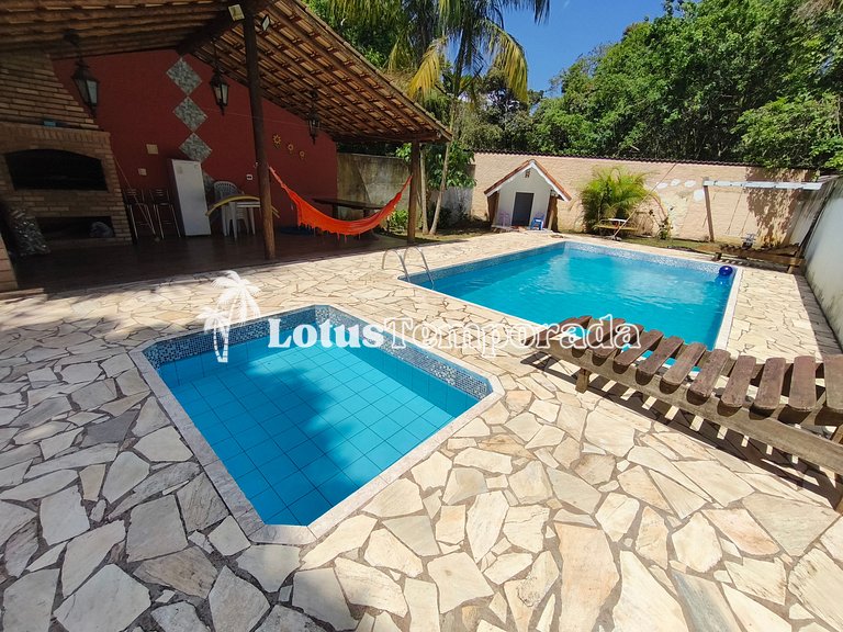 Sítio aconchegante com piscina em Juquitiba LT0019