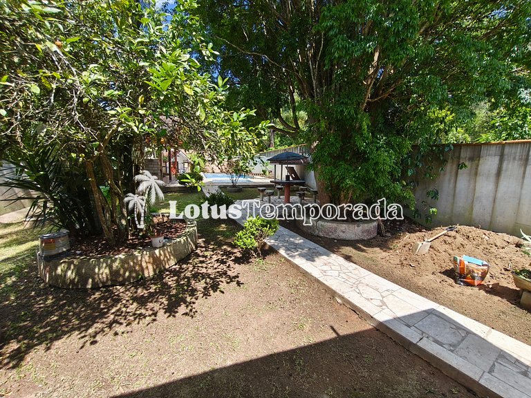 Sítio aconchegante com piscina em Juquitiba LT0019