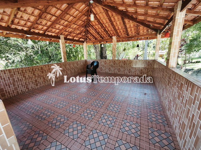 Sítio com piscina ampla, lago e área para eventos LT0027