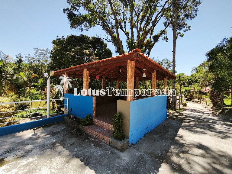 Sítio com piscina ampla, lago e área para eventos LT0027