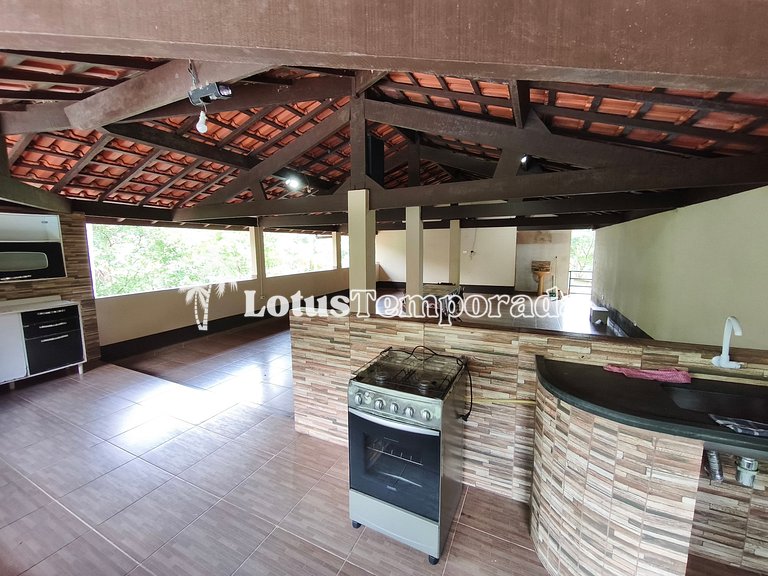 Sítio familiar com conforto, pesca e eventos LT0086