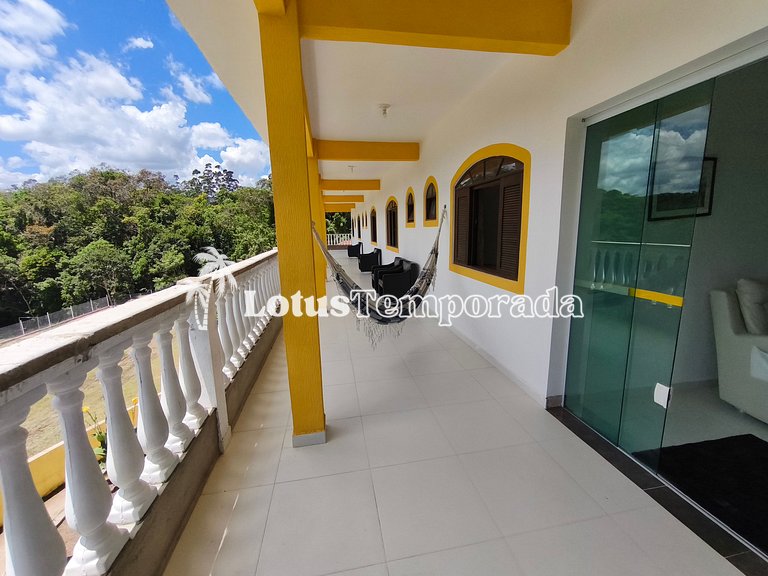 Sítio com 10 suítes e estrutura para eventos LT0088