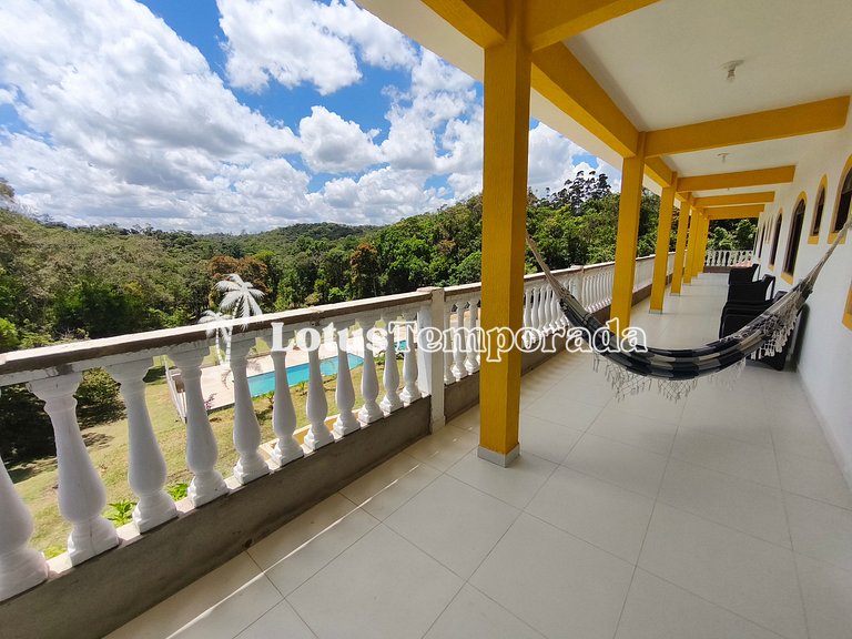 Sítio com 10 suítes e estrutura para eventos LT0088