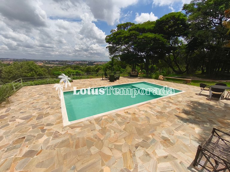 Chácara Alto Padrão c/ 7 Suítes, Eventos e Hospedagem LT0091