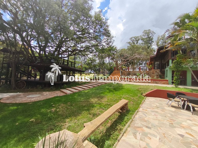 Chácara Alto Padrão c/ 7 Suítes, Eventos e Hospedagem LT0091