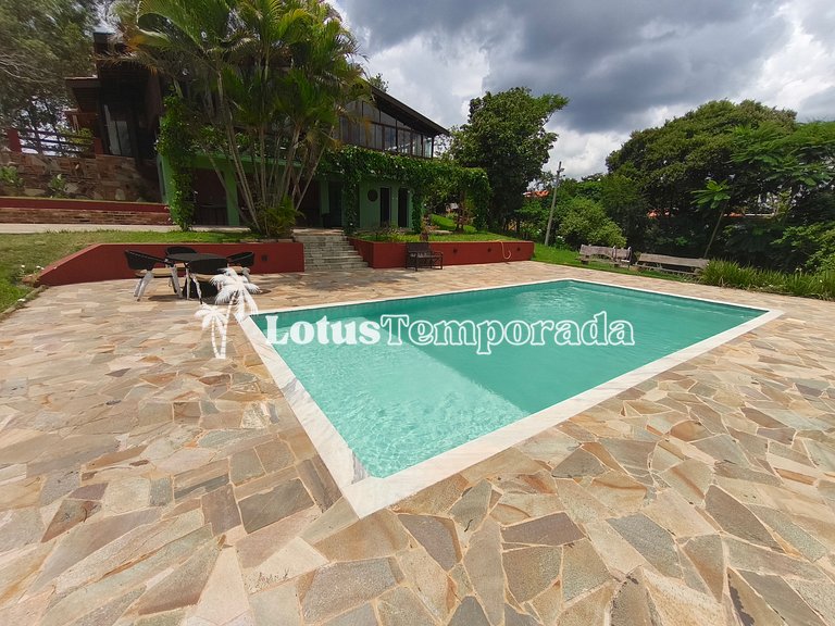 Chácara Alto Padrão c/ 7 Suítes, Eventos e Hospedagem LT0091