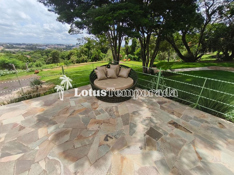 Chácara Alto Padrão c/ 7 Suítes, Eventos e Hospedagem LT0091