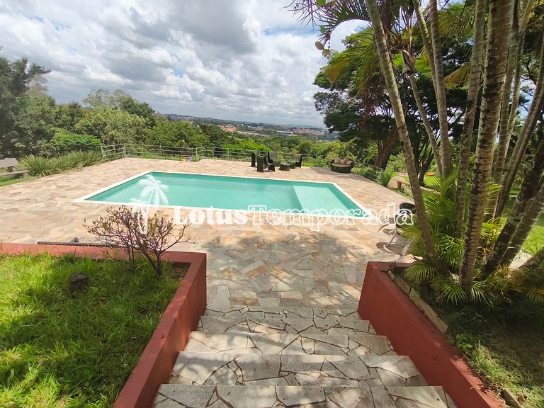 Chácara Alto Padrão c/ 7 Suítes, Eventos e Hospedagem LT0091