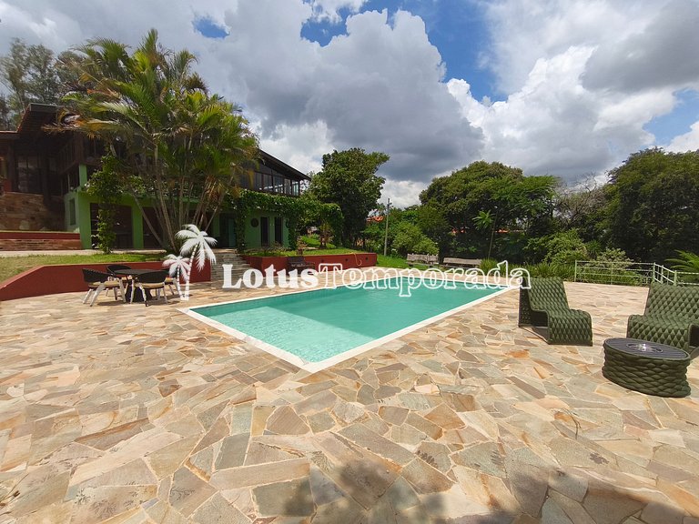 Chácara Alto Padrão c/ 7 Suítes, Eventos e Hospedagem LT0091