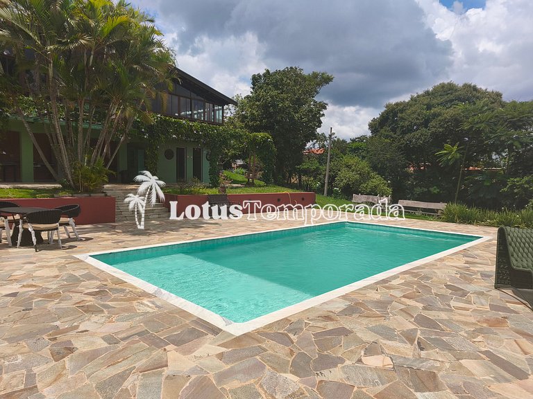 Chácara Alto Padrão c/ 7 Suítes, Eventos e Hospedagem LT0091