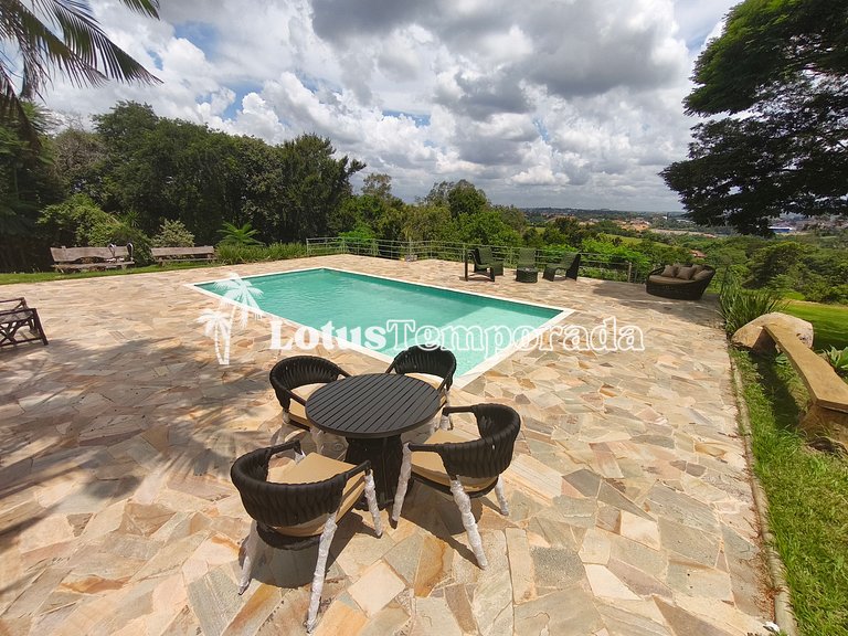 Chácara Alto Padrão c/ 7 Suítes, Eventos e Hospedagem LT0091