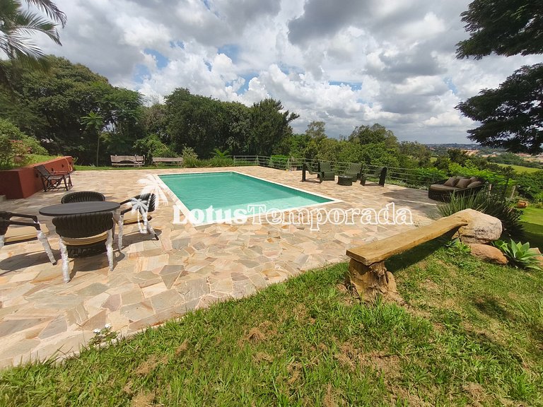 Chácara Alto Padrão c/ 7 Suítes, Eventos e Hospedagem LT0091