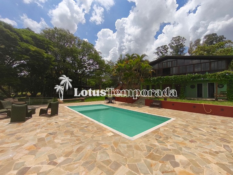 Chácara Alto Padrão c/ 7 Suítes, Eventos e Hospedagem LT0091