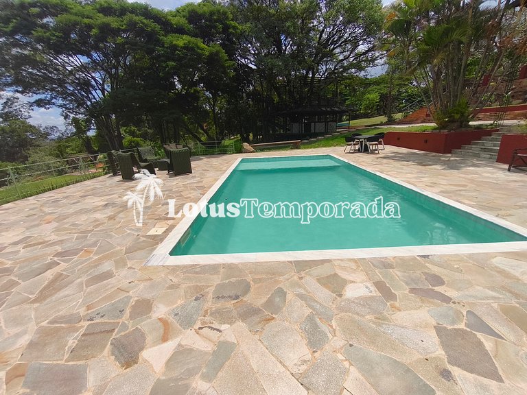 Chácara Alto Padrão c/ 7 Suítes, Eventos e Hospedagem LT0091