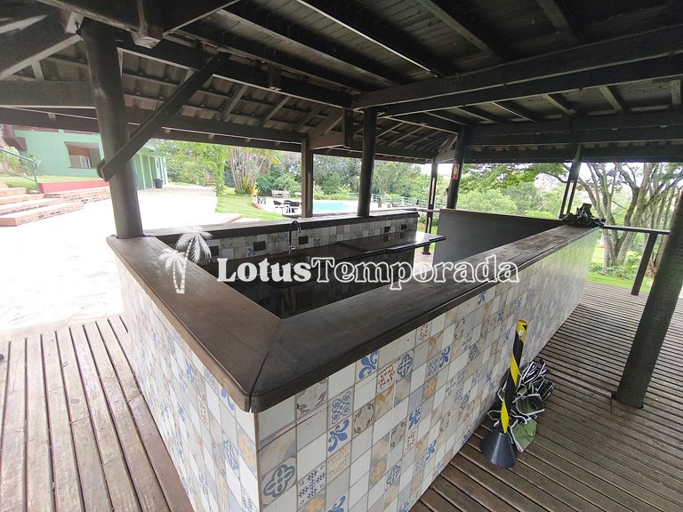 Chácara Alto Padrão c/ 7 Suítes, Eventos e Hospedagem LT0091