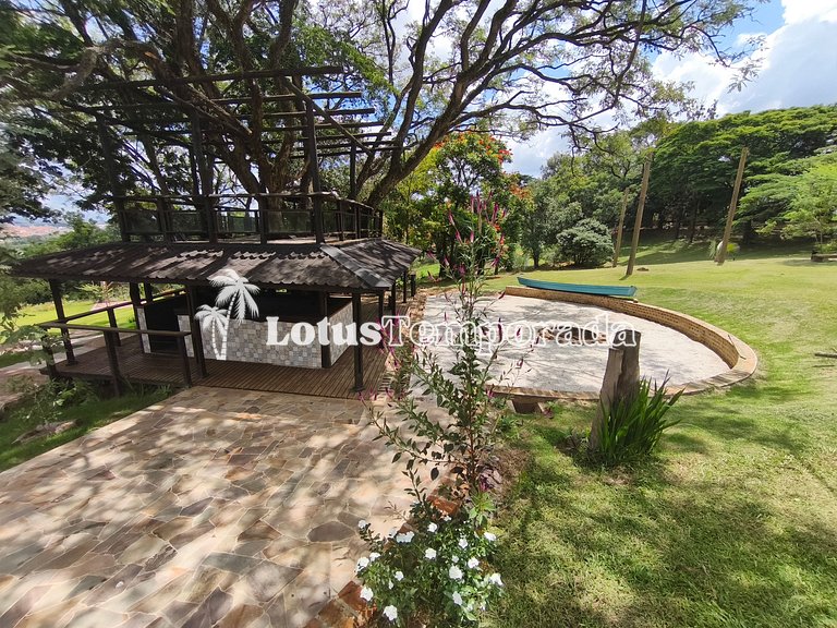 Chácara Alto Padrão c/ 7 Suítes, Eventos e Hospedagem LT0091
