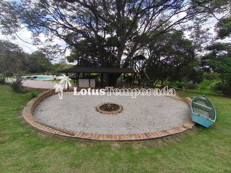 Chácara Alto Padrão c/ 7 Suítes, Eventos e Hospedagem LT0091