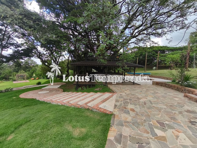 Chácara Alto Padrão c/ 7 Suítes, Eventos e Hospedagem LT0091