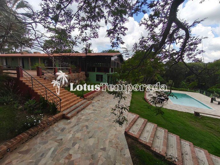 Chácara Alto Padrão c/ 7 Suítes, Eventos e Hospedagem LT0091