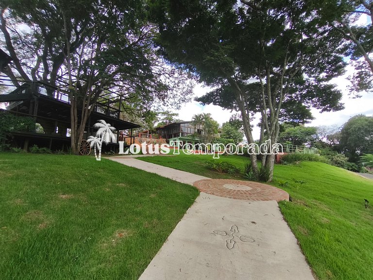 Chácara Alto Padrão c/ 7 Suítes, Eventos e Hospedagem LT0091