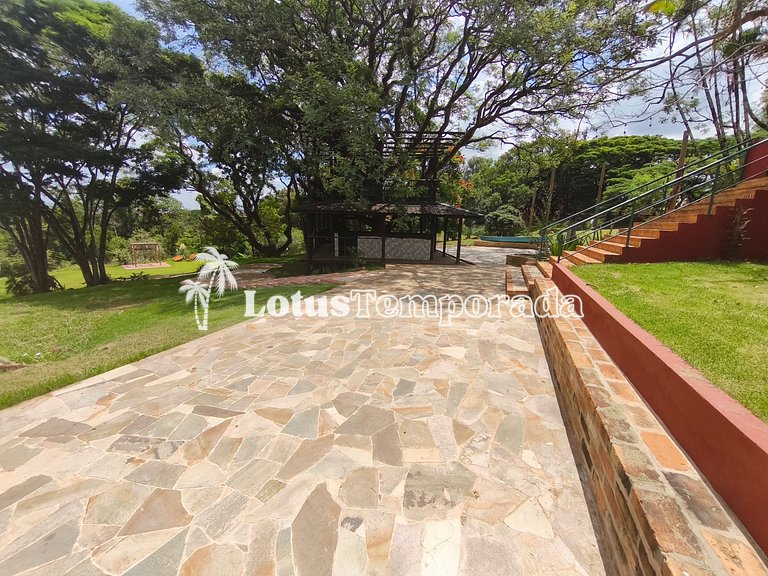 Chácara Alto Padrão c/ 7 Suítes, Eventos e Hospedagem LT0091