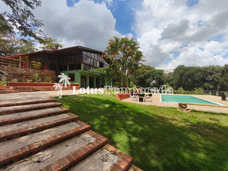 Chácara Alto Padrão c/ 7 Suítes, Eventos e Hospedagem LT0091