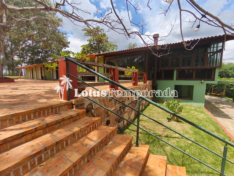 Chácara Alto Padrão c/ 7 Suítes, Eventos e Hospedagem LT0091