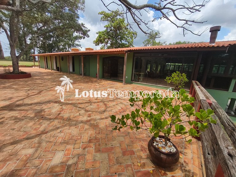 Chácara Alto Padrão c/ 7 Suítes, Eventos e Hospedagem LT0091
