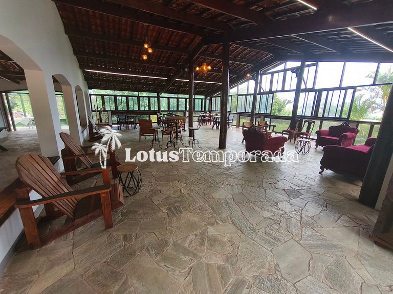 Chácara Alto Padrão c/ 7 Suítes, Eventos e Hospedagem LT0091