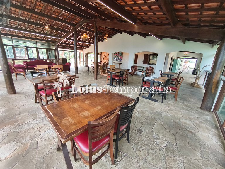 Chácara Alto Padrão c/ 7 Suítes, Eventos e Hospedagem LT0091