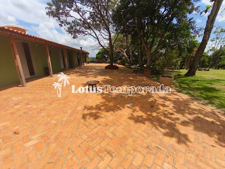 Chácara Alto Padrão c/ 7 Suítes, Eventos e Hospedagem LT0091